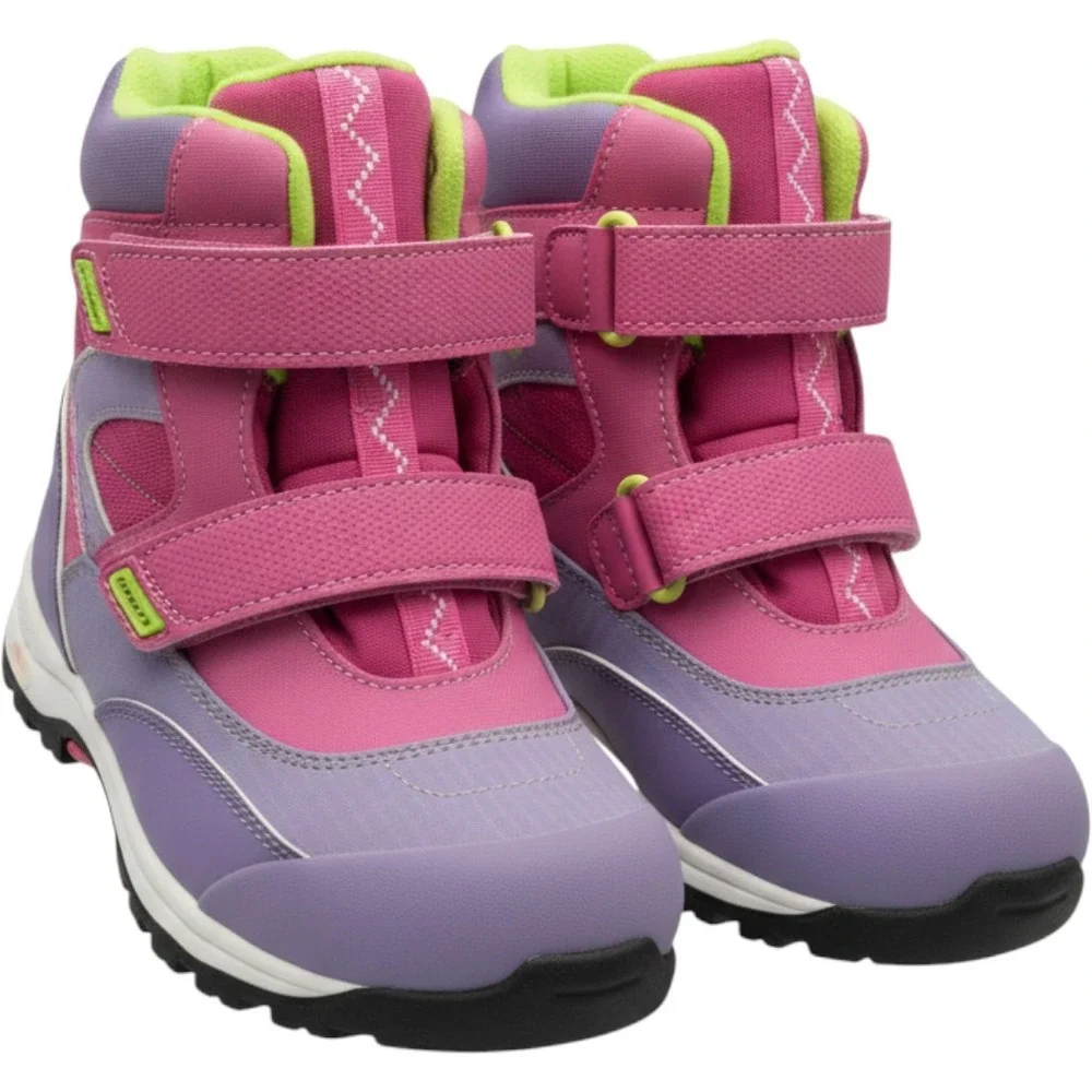 See Kai Run Atlas II WP/IN Kids Winter Boots Purple Pink Waterproof Insulated 2Y